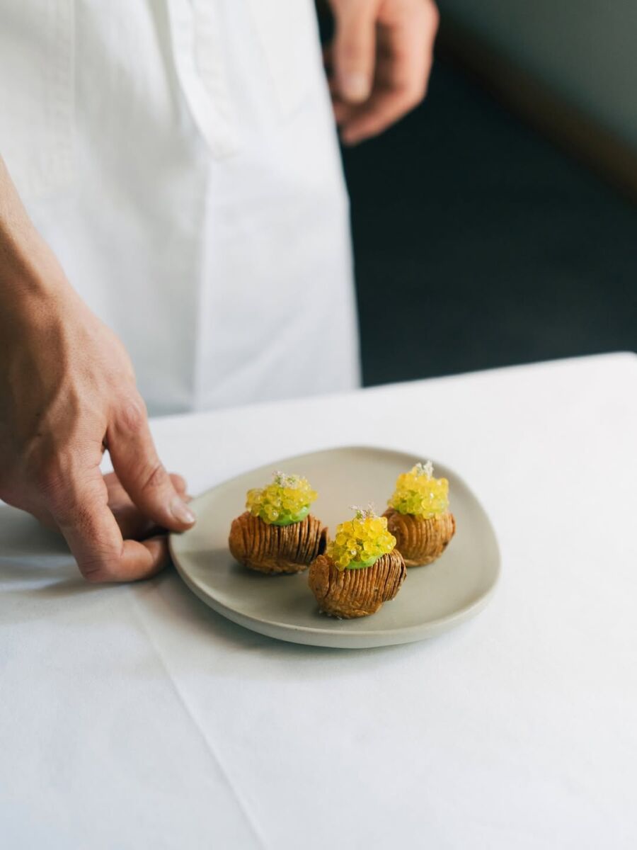 Papas Hasselback
