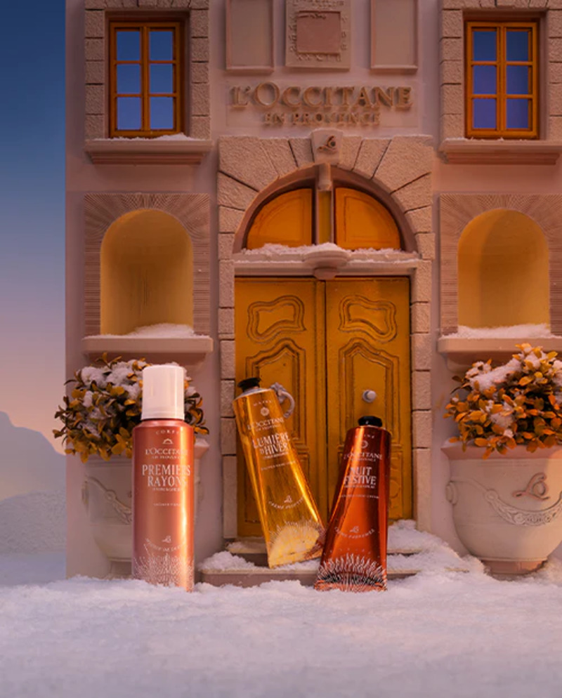 la magia de la luz de l'occitane en provence, colección festiva de edición limitada