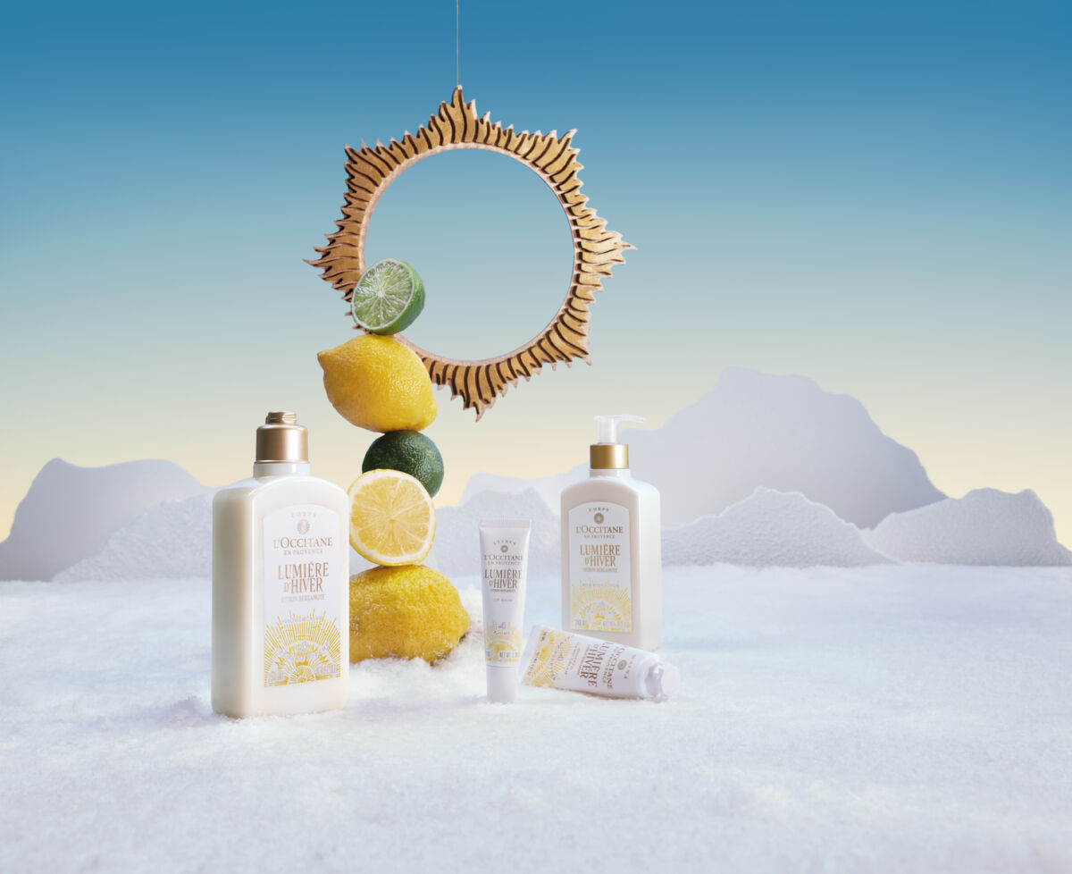 luz de mediodía de la magia de la luz de l'occitane en provence, colección festiva de edición limitada