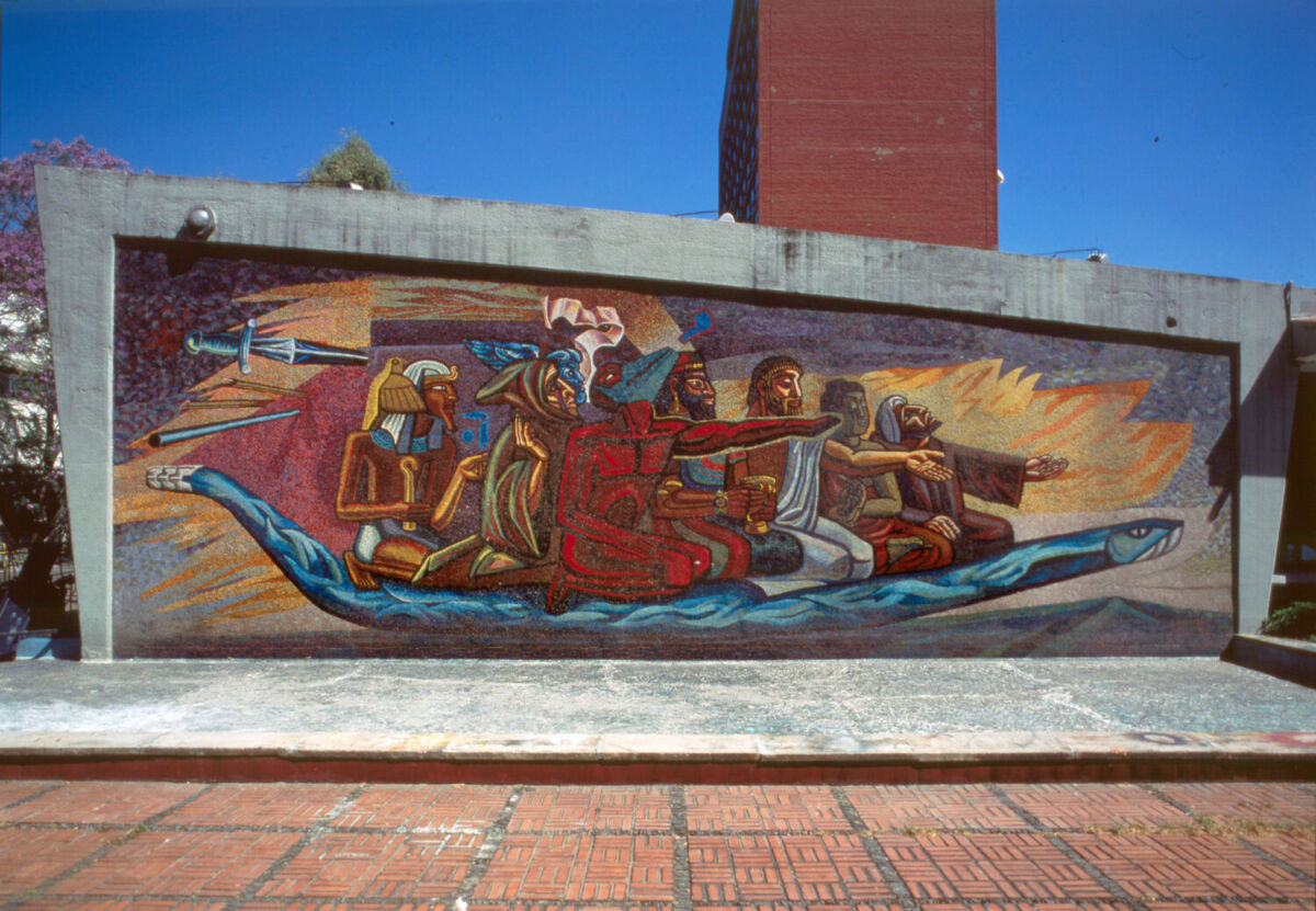 El retorno de Quetzalcóatl mural