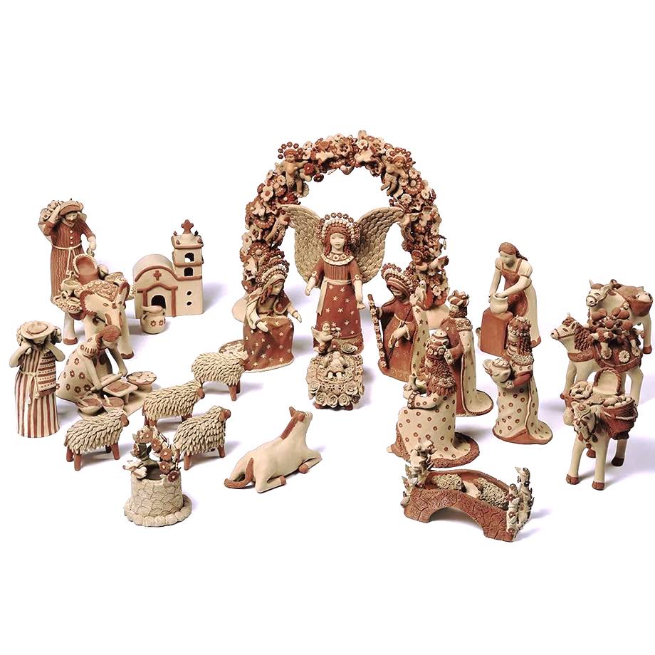 exposición de nacimientos artesanales