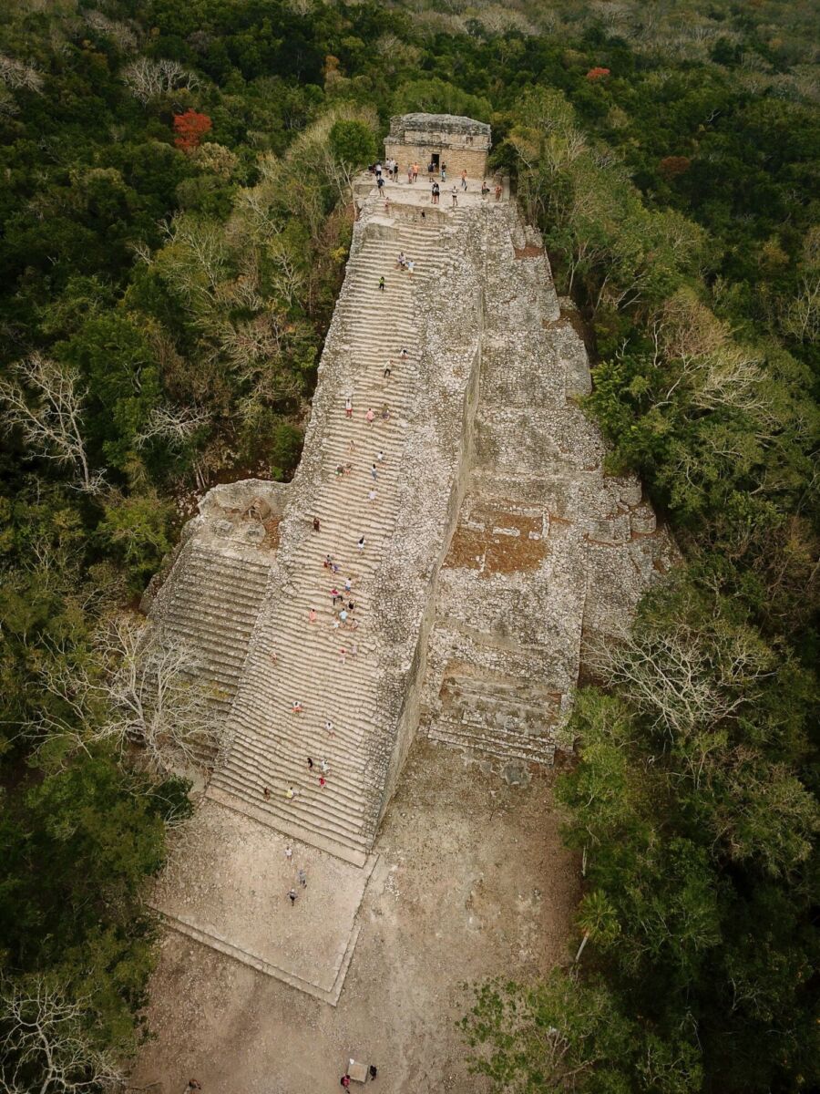 Pirámide Nohoch Mul en Cobá