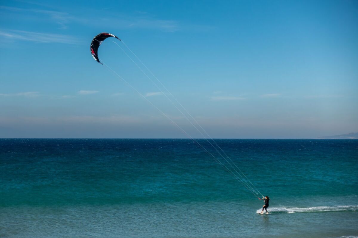 La Playa Ventana es la mejor playa para practicar kitesurf 