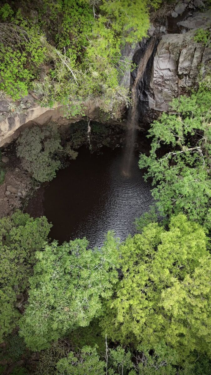 Poza de Quetzalcóatl en Amatlán