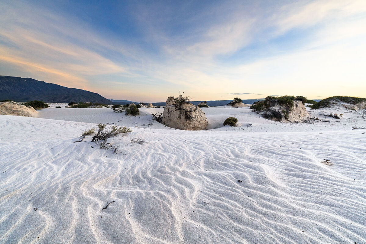 dunas de yeso en cuatro ciénegas, coahuila