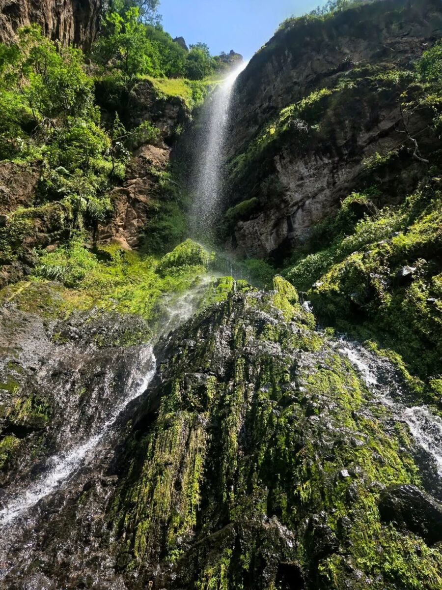 La Cascada de los Venaditos tiene una caída de agua de 30 metros de altura 