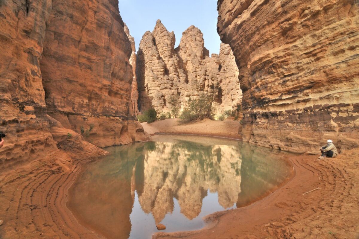 Oasis sahariano en Argelia