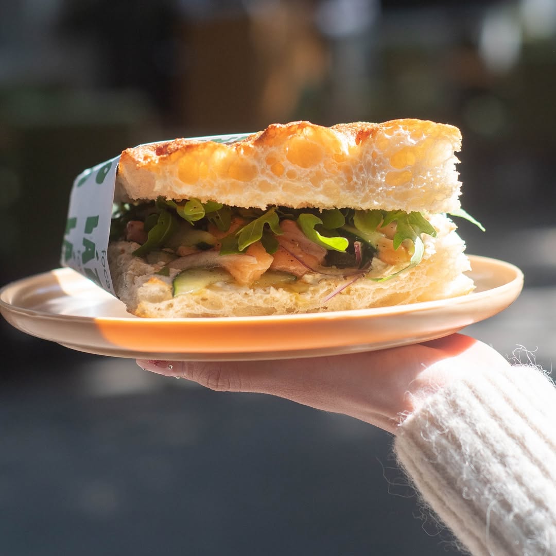 sándwich de focaccia 