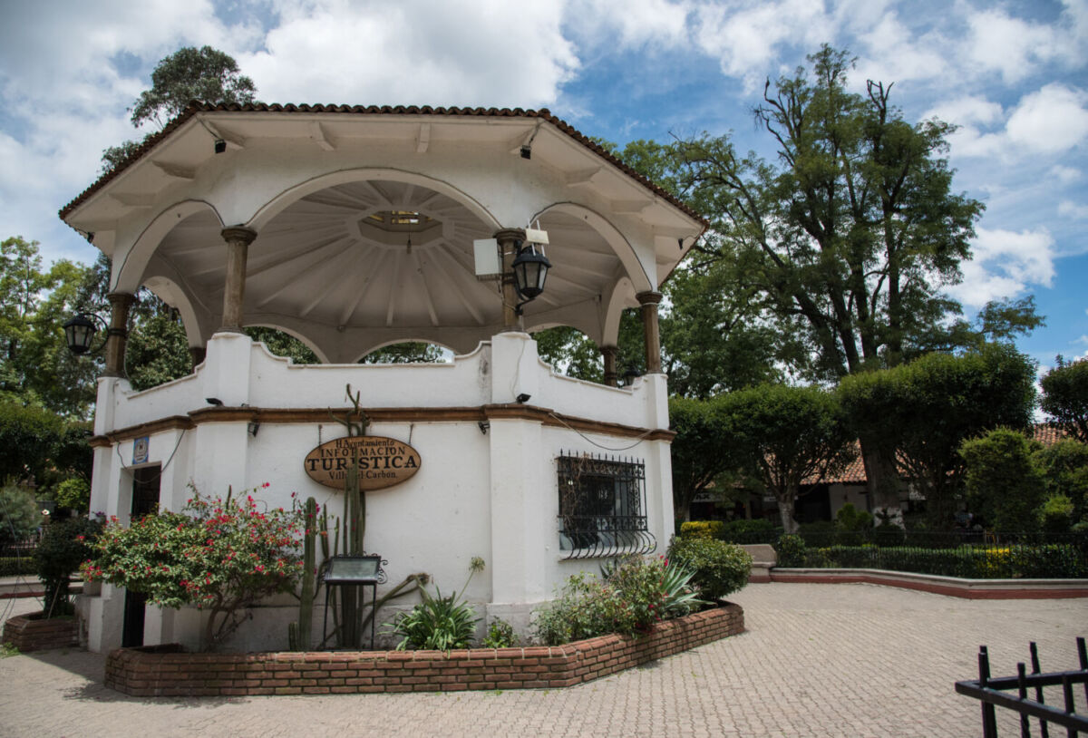 plaza hidalgo en villa del carbón
