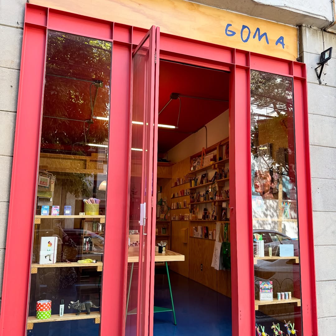 Goma es una papelería en la colonia del Valle, en CDMX 