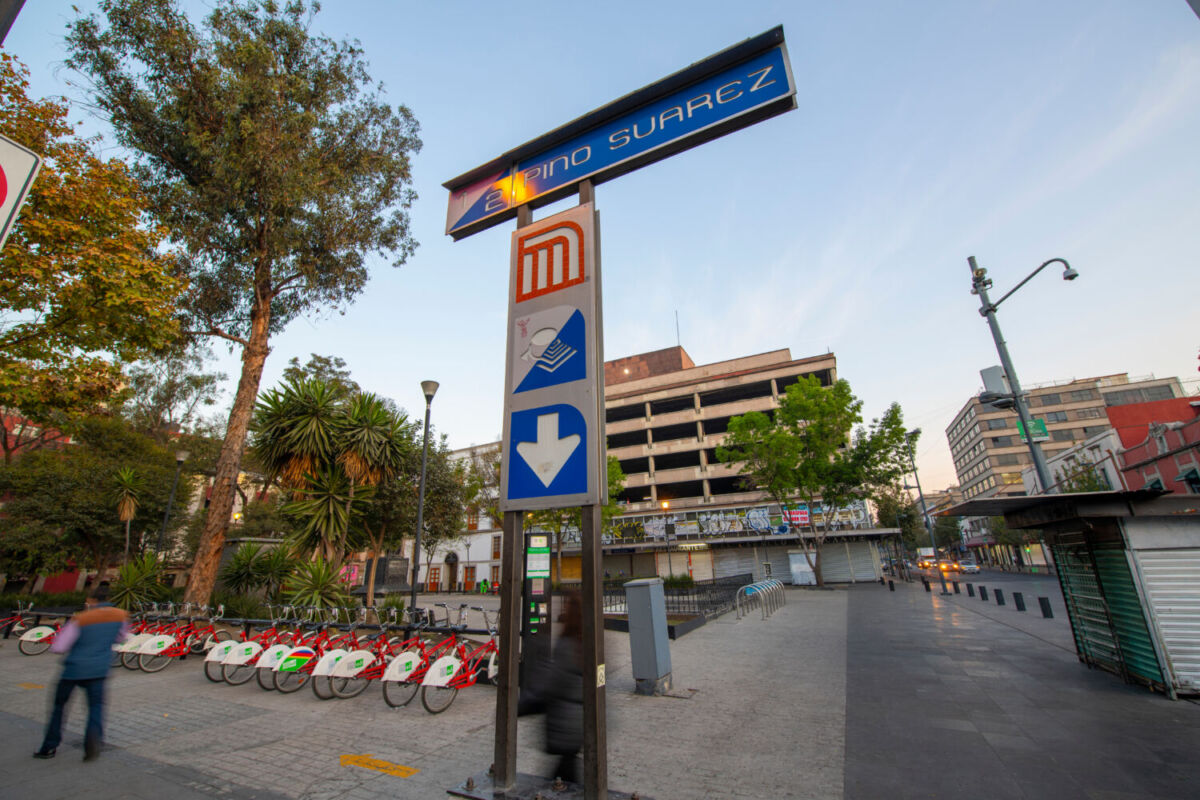 Templo Ehécatl en el Metro Pino Suárez