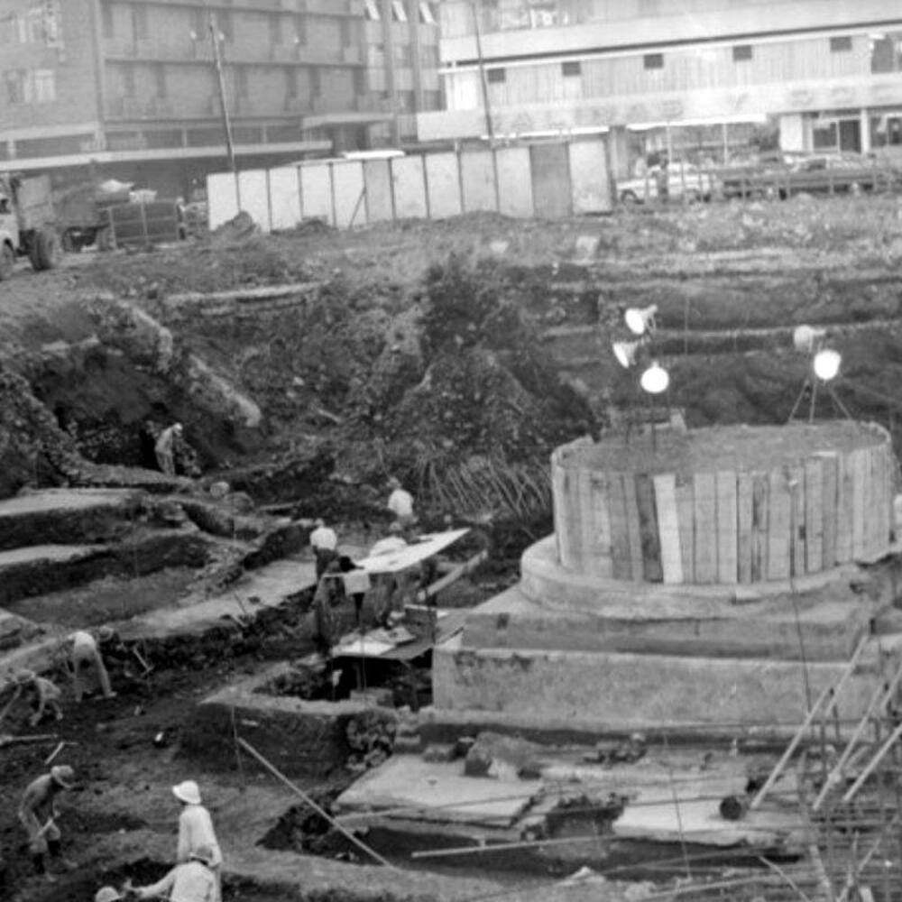 Templo Ehécatl en el Metro Pino Suárez