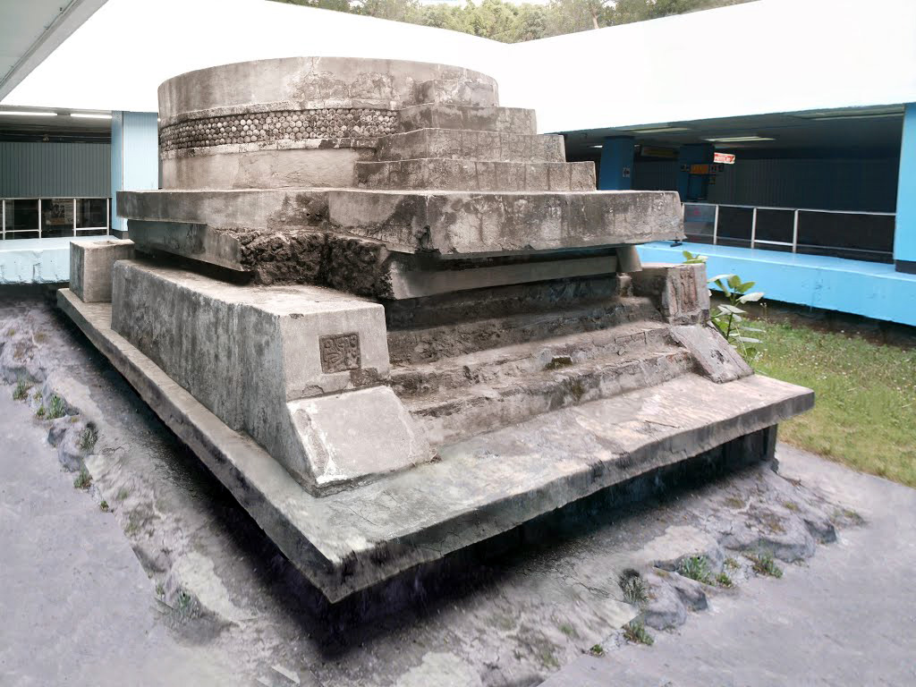 Templo Ehécatl en el Metro Pino Suárez