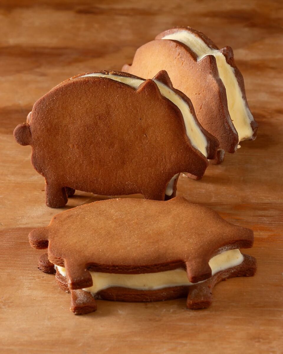 sándwich helado puerquítos piloncillo