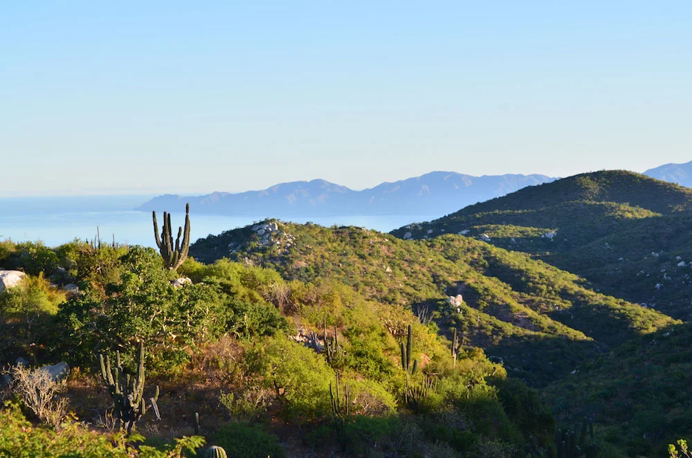 Paisajes de la península de Baja California