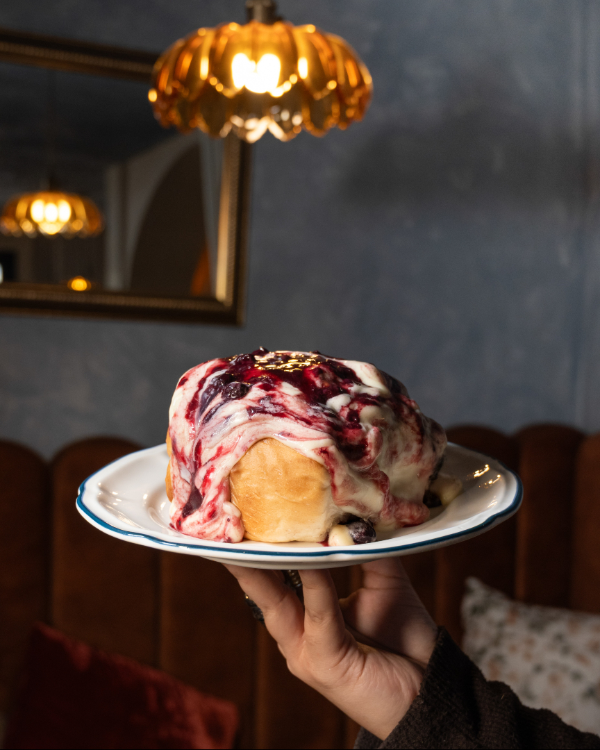 Rollo de frutos rojos