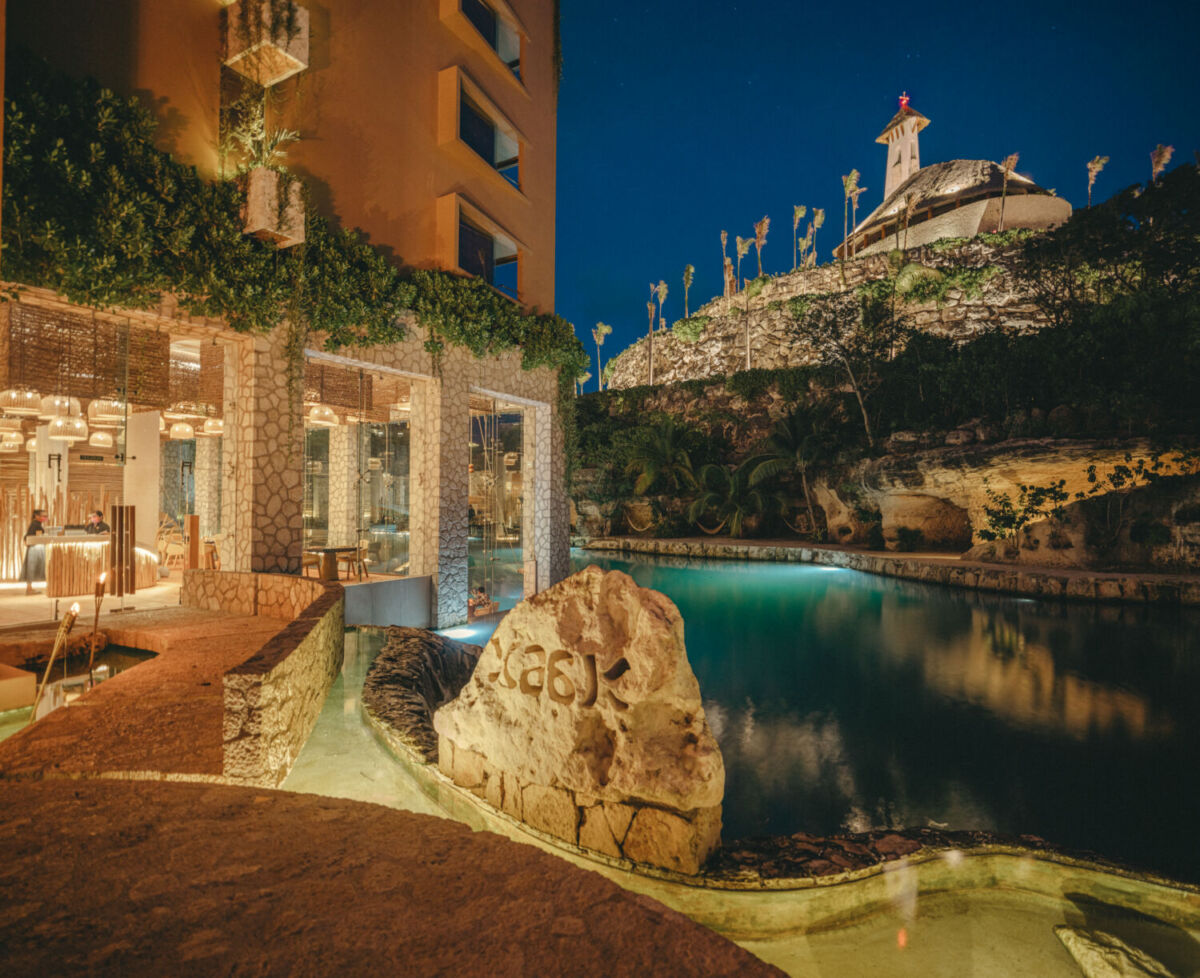 restaurante xaak, hotel xcaret arte