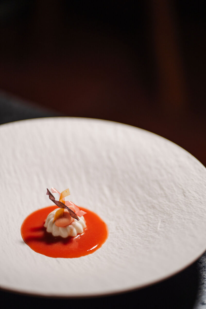 nata, guayaba rosa y limón, restaurante xaak