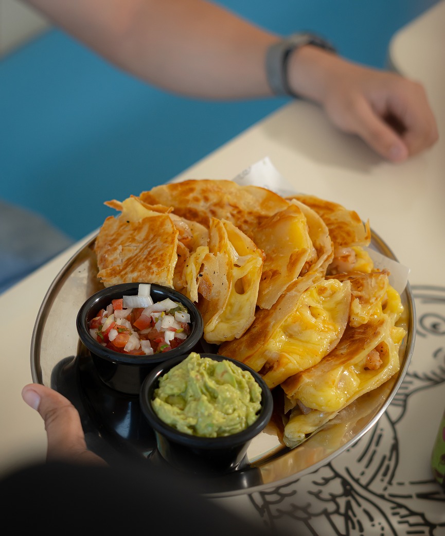 Quesadillas de camarón