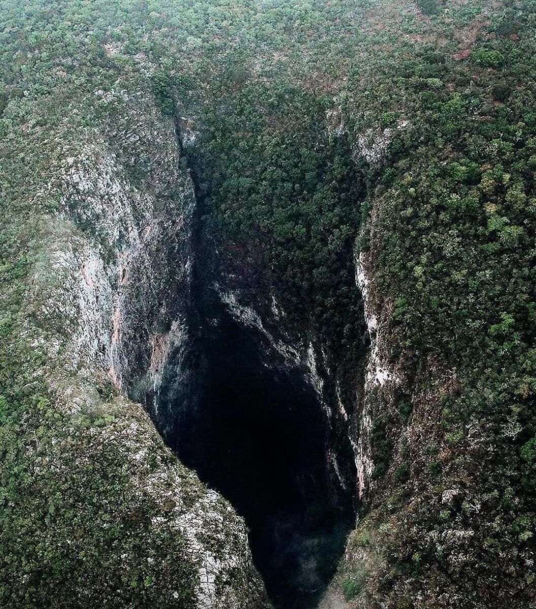 Vista aérea del Sótano de Barro