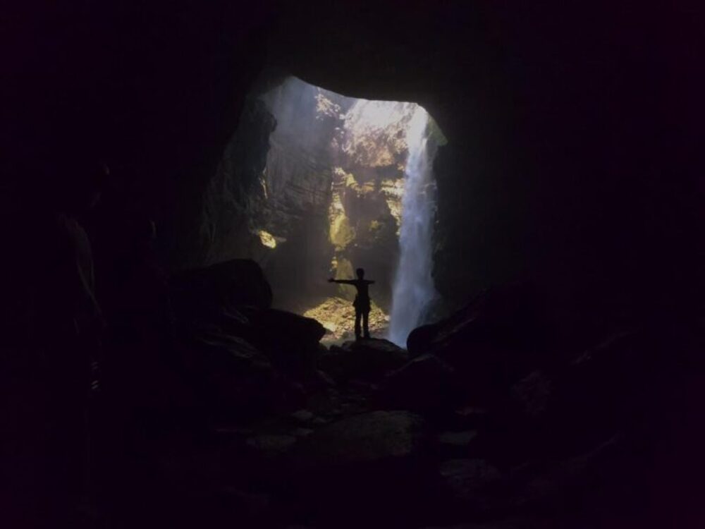 caverna del sótano de popócatl, veracruz