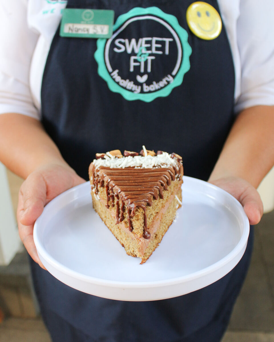 Pastel de plátano avellana