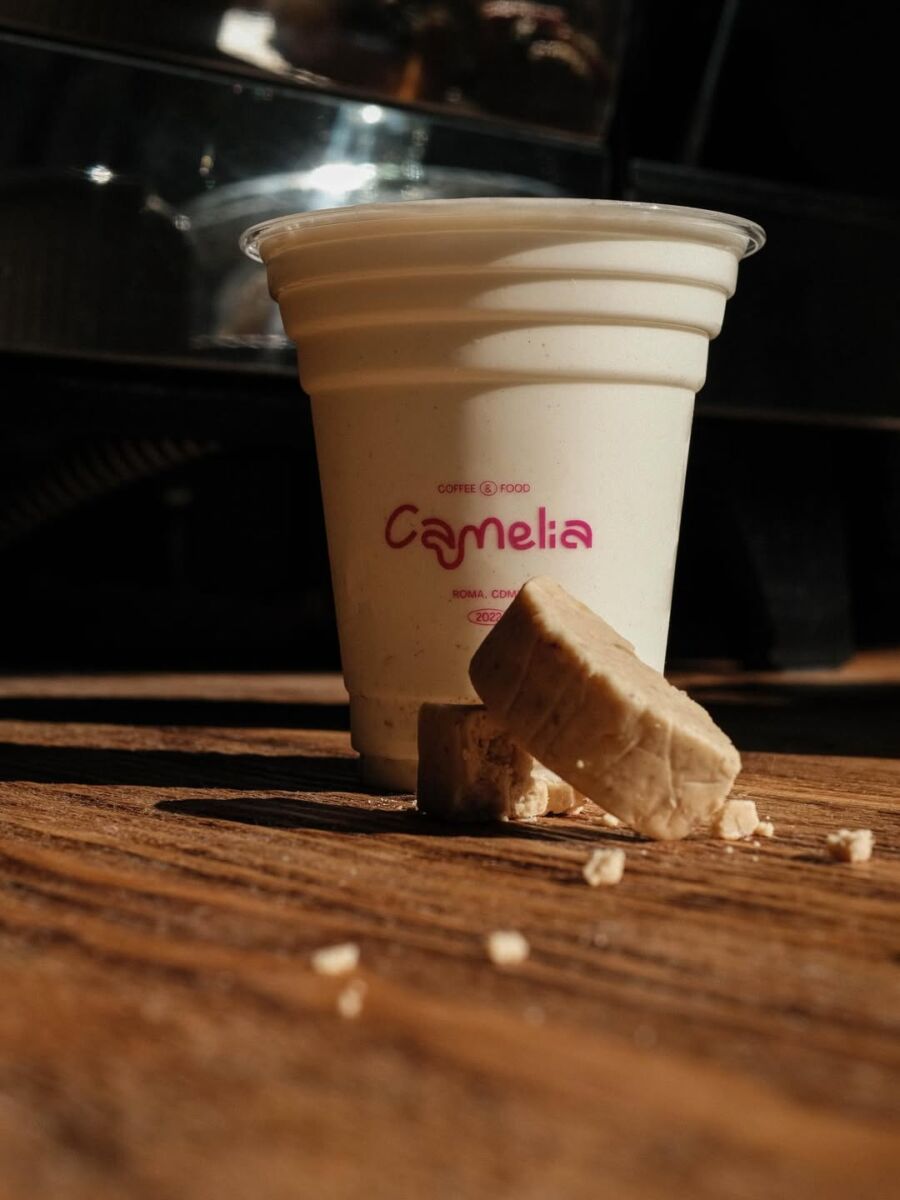 Esquimo de chai con mazapán