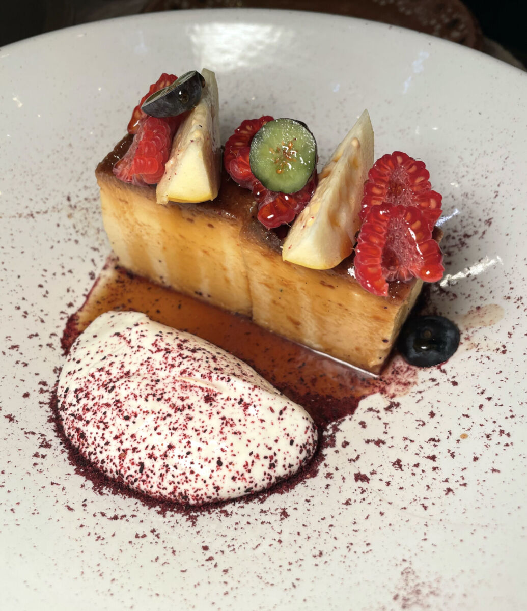 Flan de queso