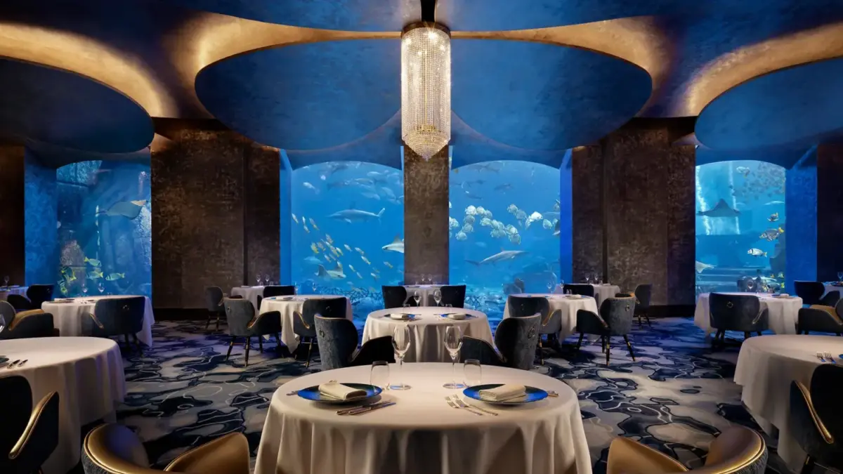Restaurantes submarinos en Atlantis The Palm