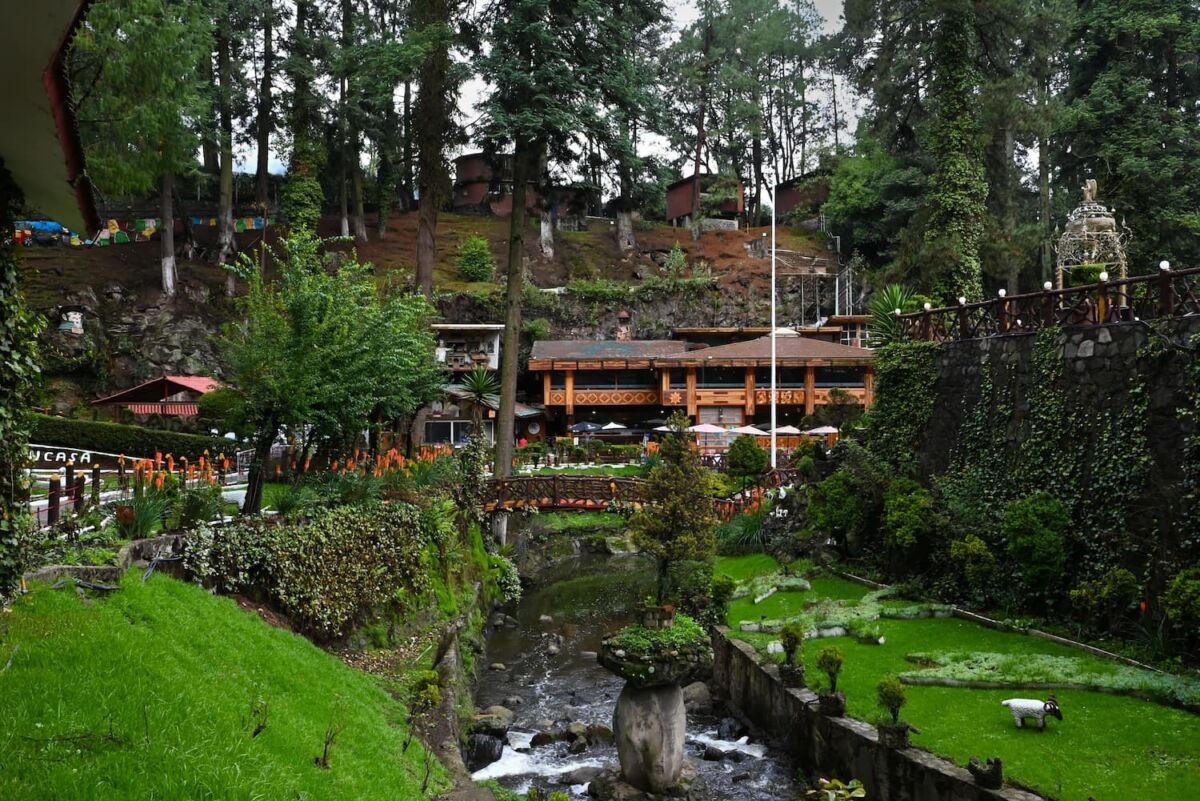 Parece un bosque japonés, pero es un restaurante mexicano escondido cerca de Santa Fe