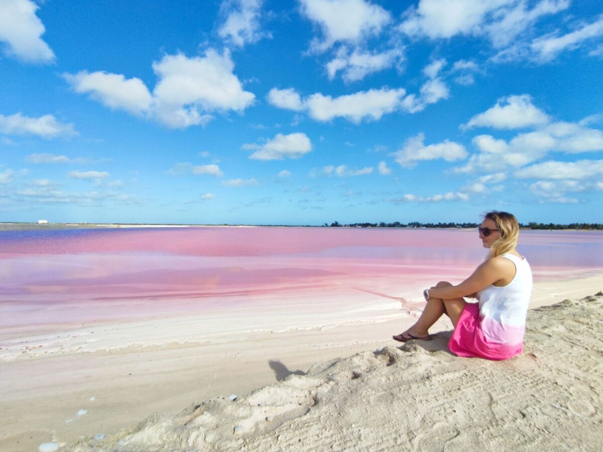 lagunas rosas en México 