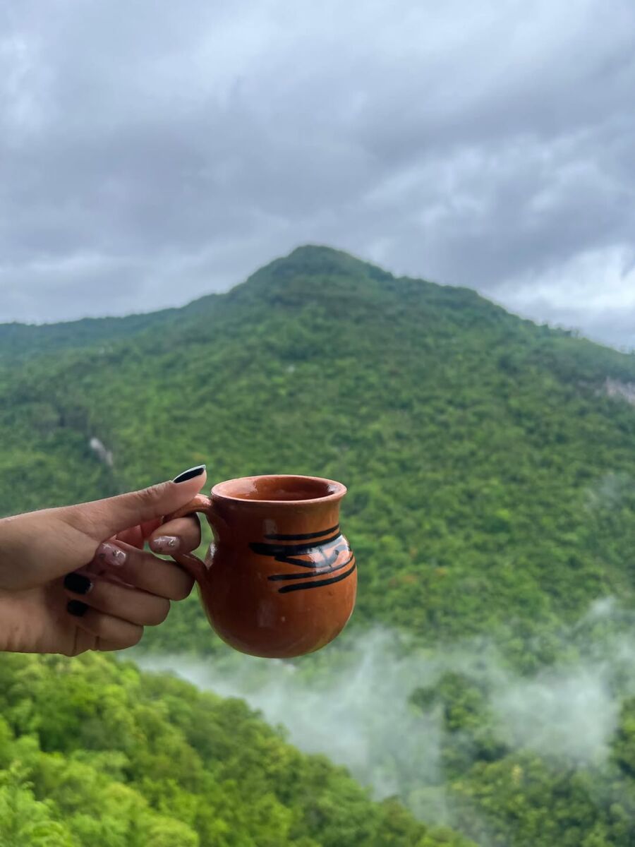 El mirador La Huerta también es una cafetería en la huasteca potosina 