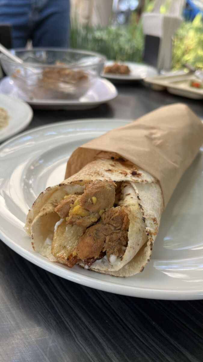 Taco Shawarma de pollo