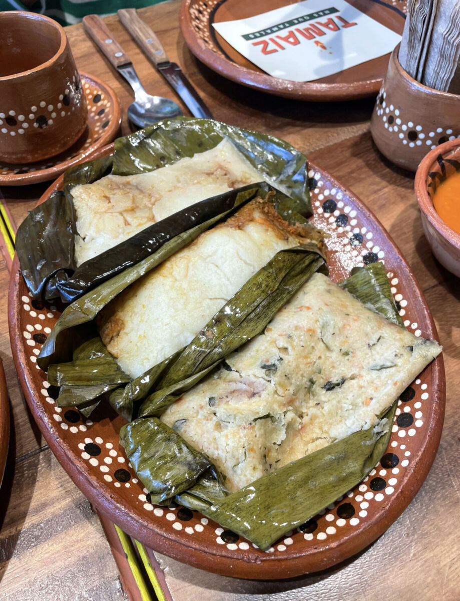 Tamales de masa colada en Tamaíz 
