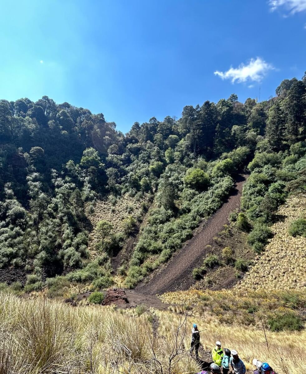 Ruta de senderismos por el volcán Xitle 