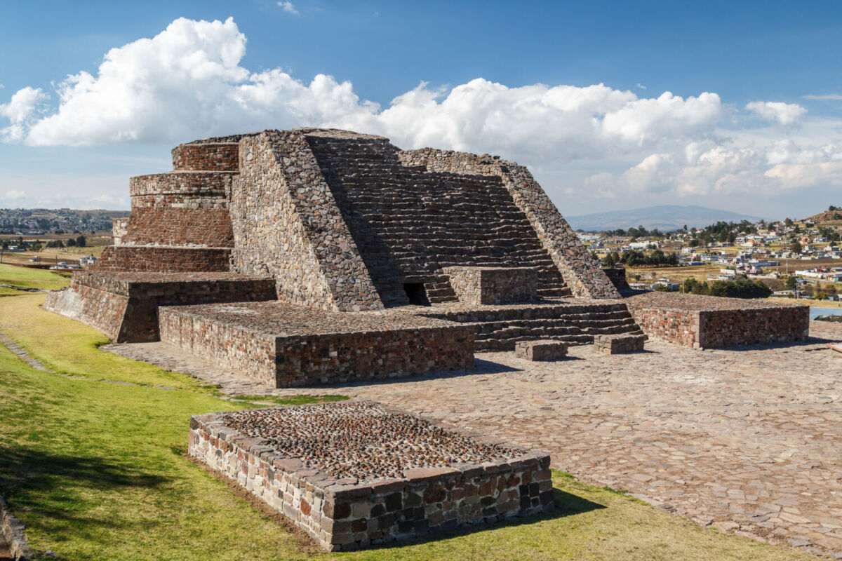 En la Zona Arqueológica de Calixtlahuaca habitaron otomiés, teotuhuacanos, mexicas y matlatzincas