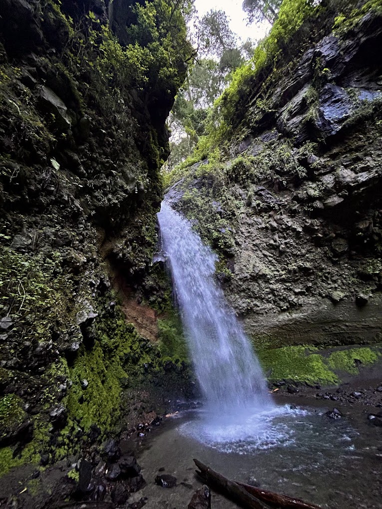 La Cascada de la Burbuja se ubica en el Parque Ecoturístico Las Huertas, en Amecameca