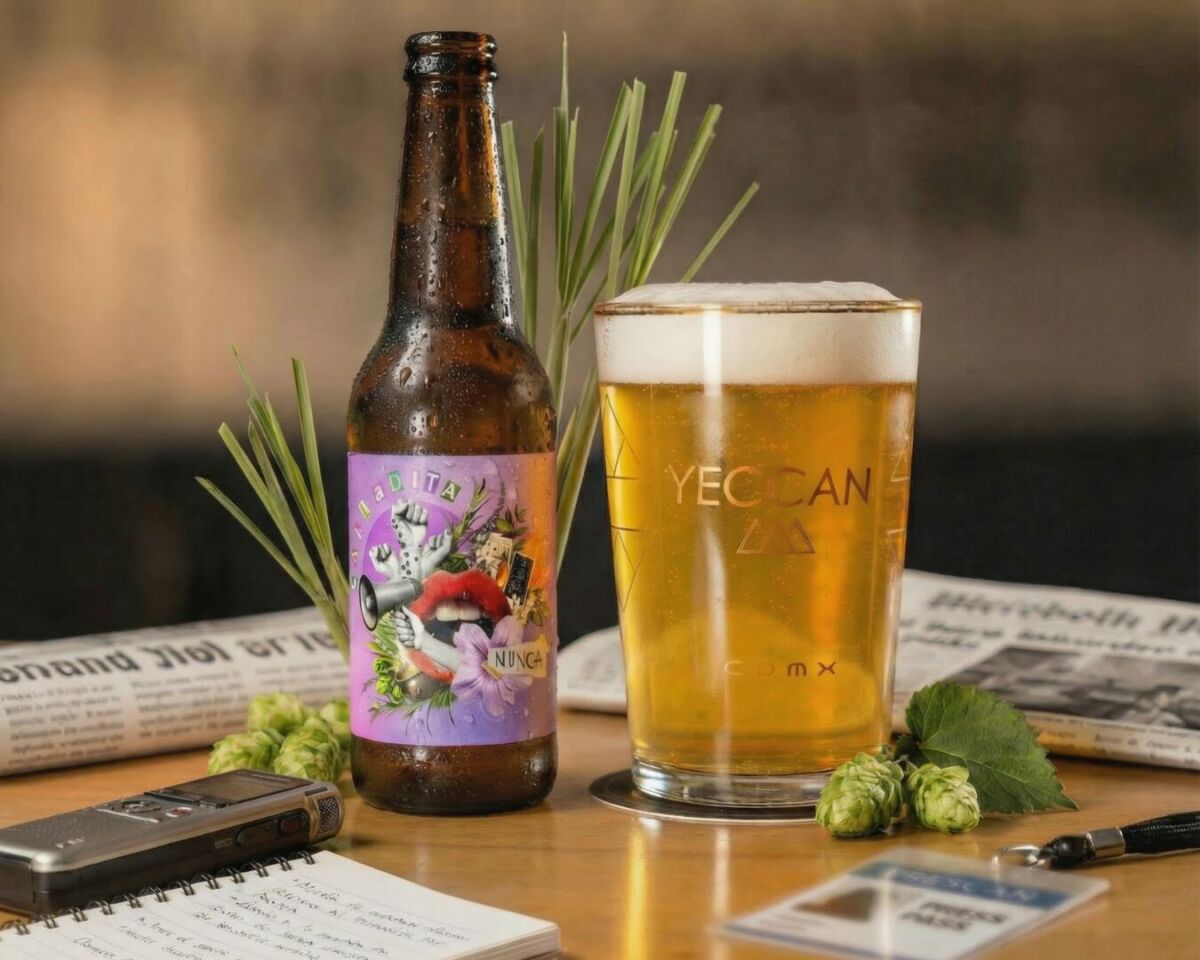 Cerveza Calladita Nunca en Yeccan