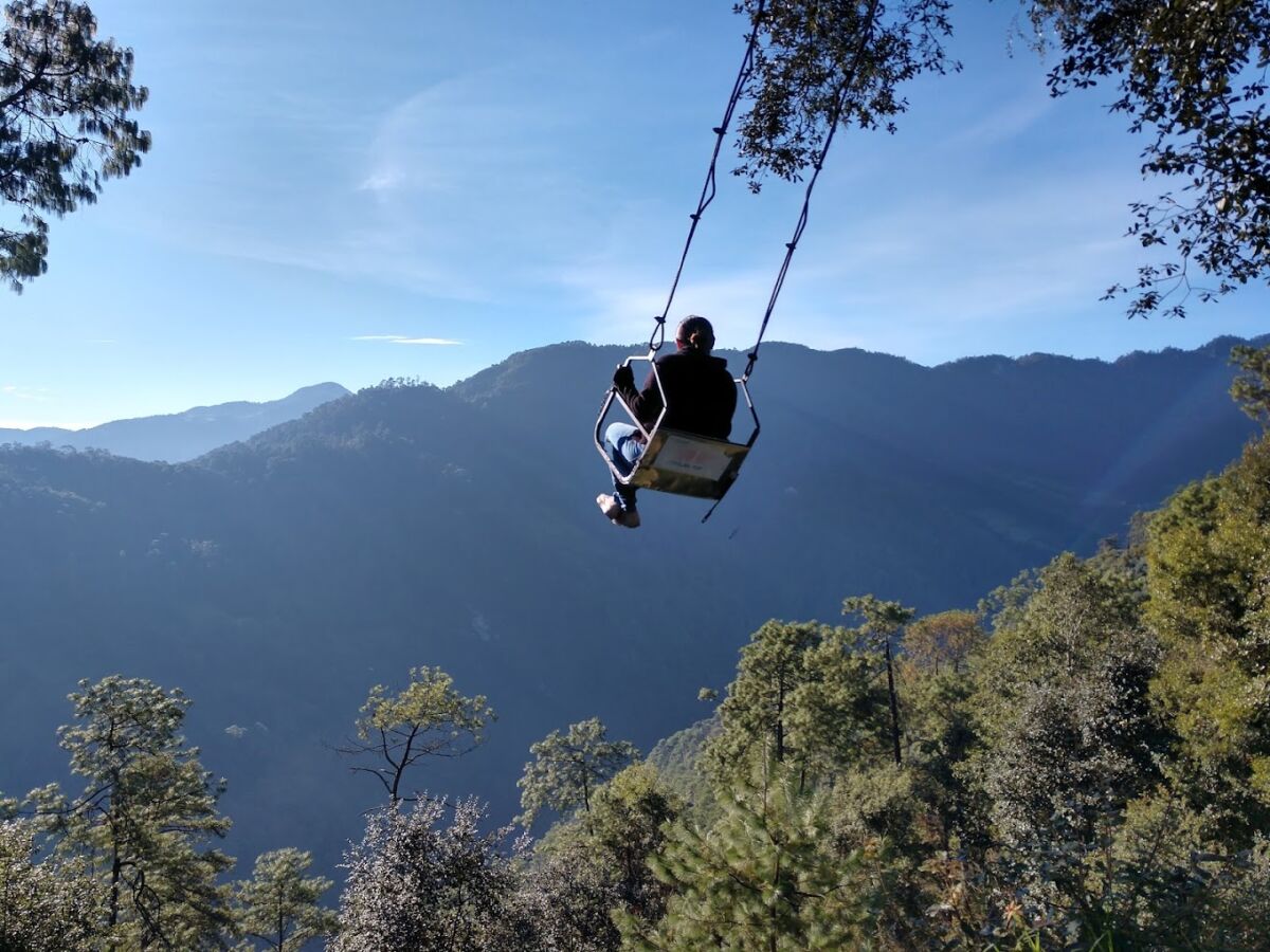 El columpio enorme que te hace sentir que vuelas entre los árboles está cerca de la CDMX