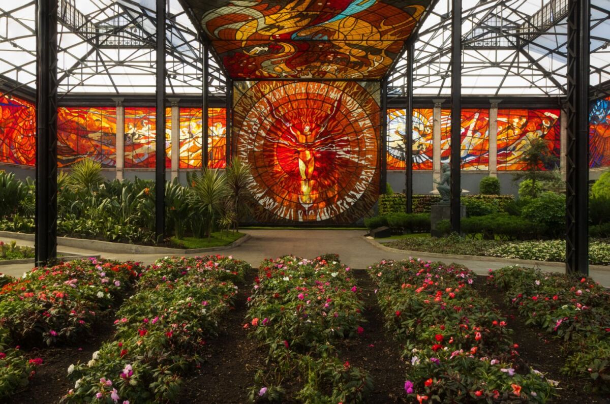 cosmovitral jardín botánico, destino del tren insurgente