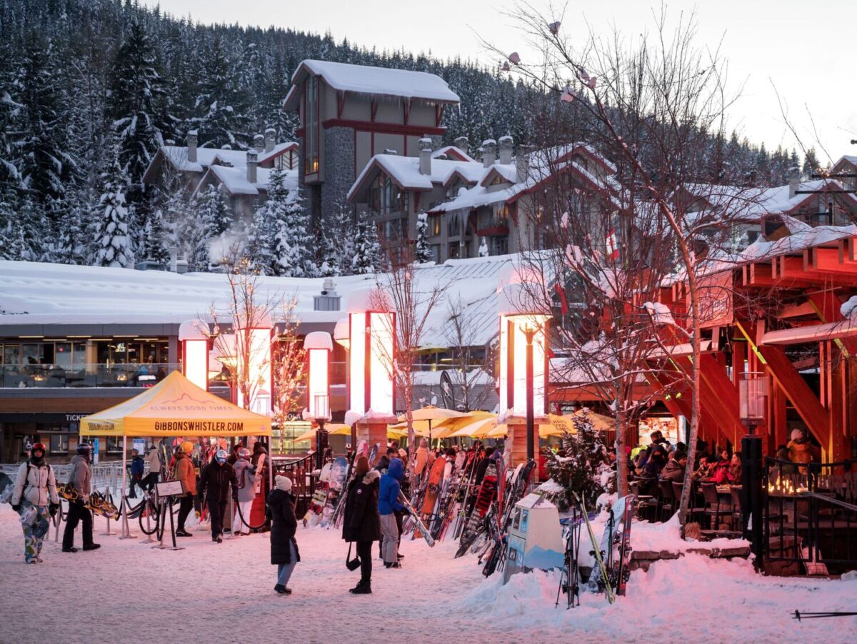 apres ski en whistler, columbia británica