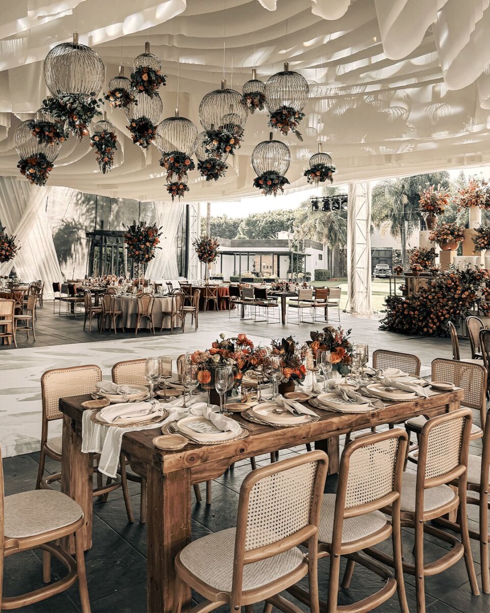 flores, mesa y decoraciones de boda 