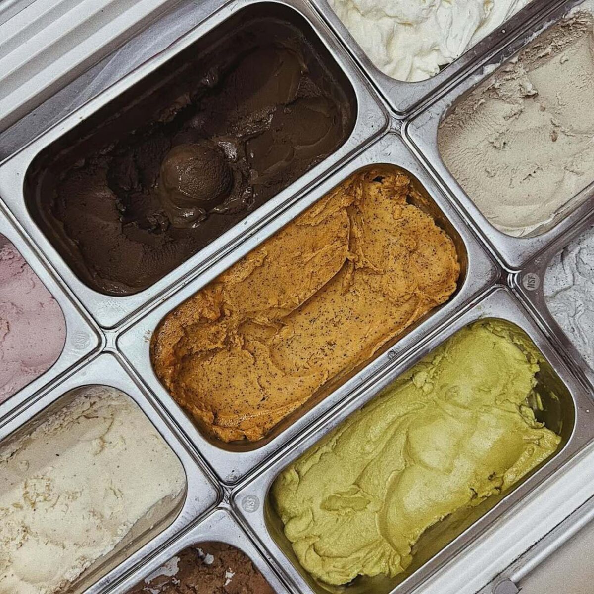 Vitrina de helados de helados unidos mexicanos en Santa María la RIbera CDMX