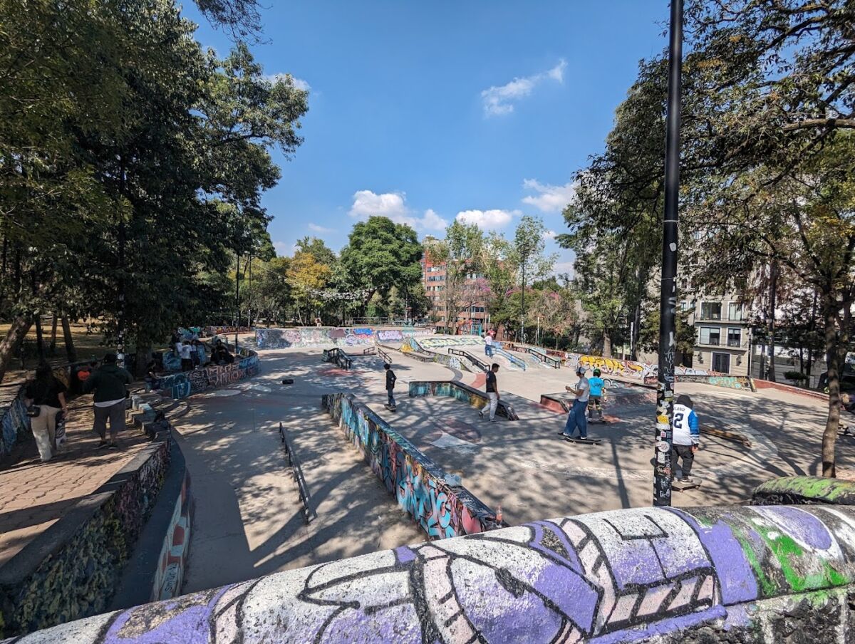 Parque público en Tacubaya, CDMX 