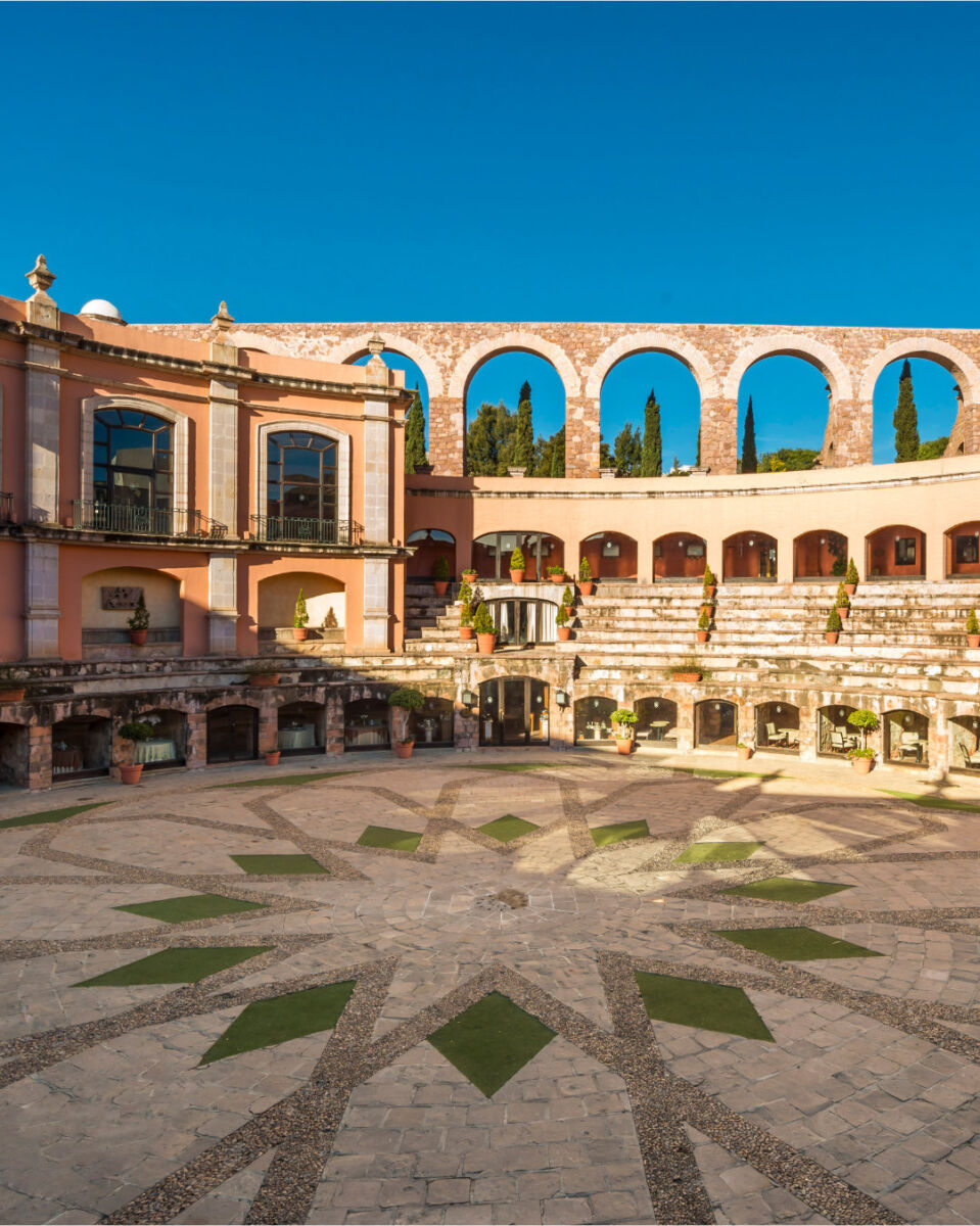 Hotel construido en una antiga plaza de toros en Zacatecas