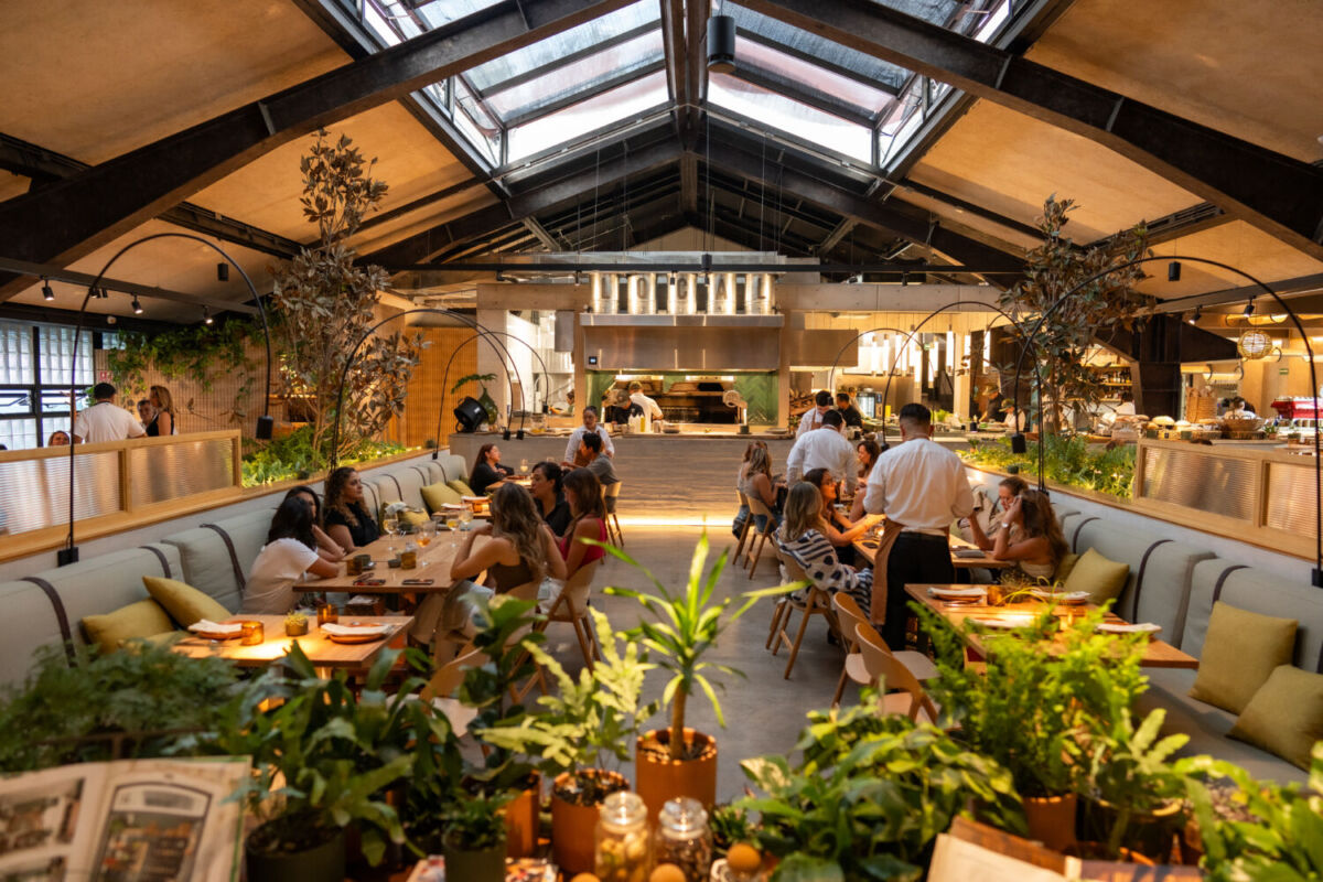 Desde la calle no se ve, pero este restaurante escondido al sur de la CDMX se siente como comer en un huerto
