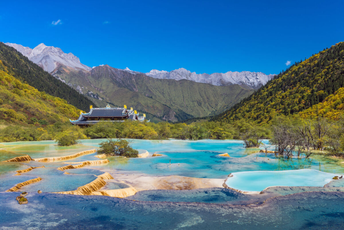 aguas termales en China 