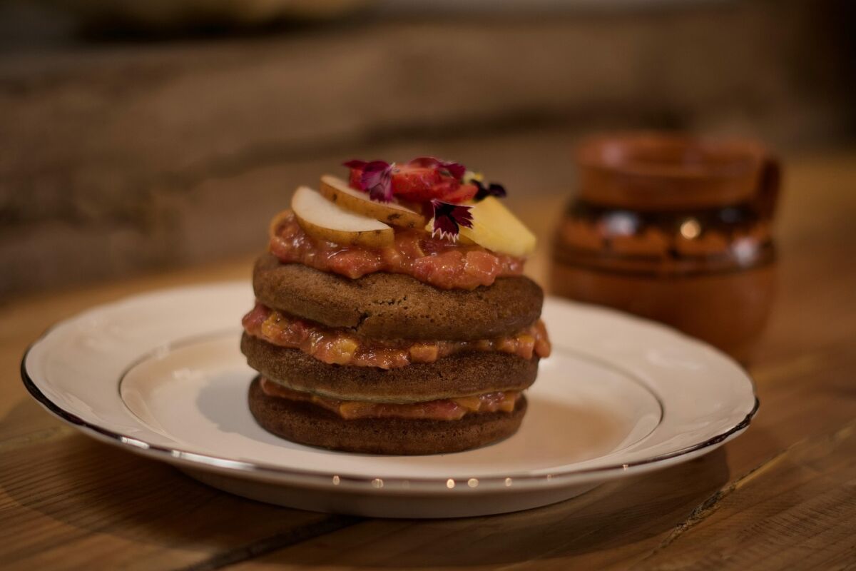 hotcakes de maíz y amaranto