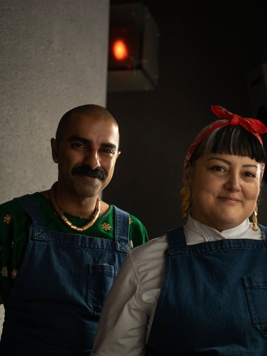 foto de la pareja de chefs Norma Listman y Saquib Keval