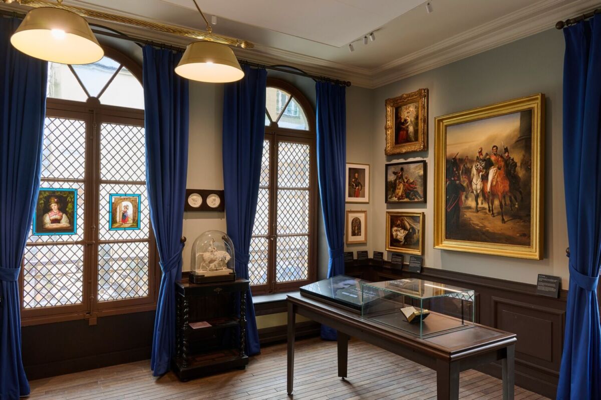 El museo del romanticismo fue la casa de Ary Scheffer, un pintor, grabador y escultor